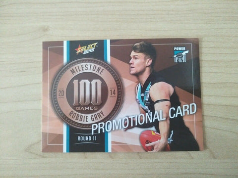 2015 Select AFL Promotional Card Robbie Gray Port Adelaide