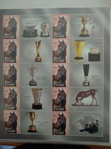 Australia SES Special Sheet horse racing Black Caviar 25 Wins Trophies 3 Sheets