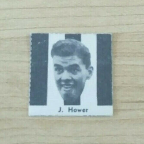 VFL 1956 Argus Newspaper Fireside Footballers Collingwood J Hower Football Card