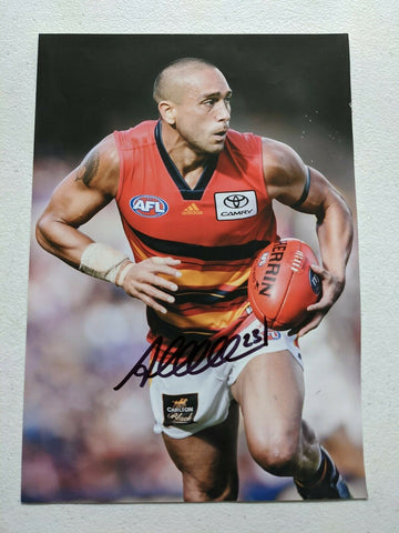 AFL Hand Signed Picture Andrew McLeod Adelaide
