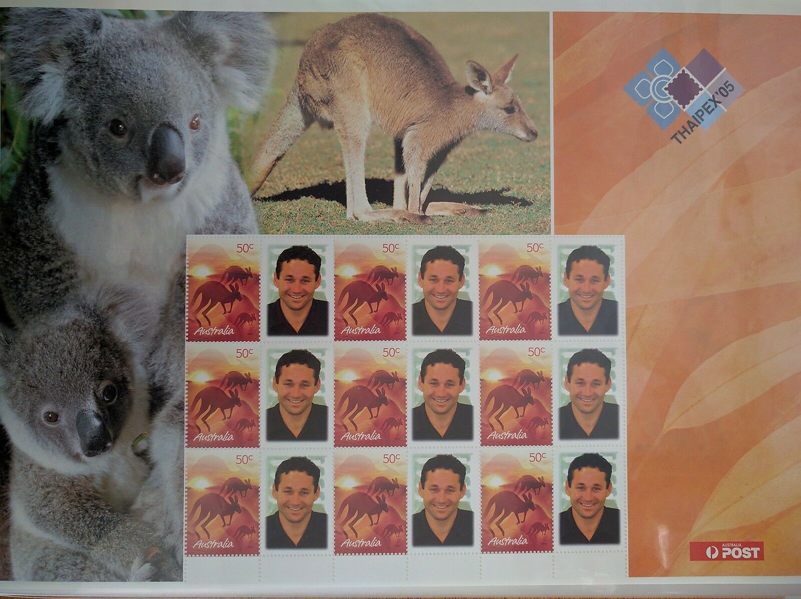 Australia SES 2005 Thailand THAIPEX Stamp Show Sheets