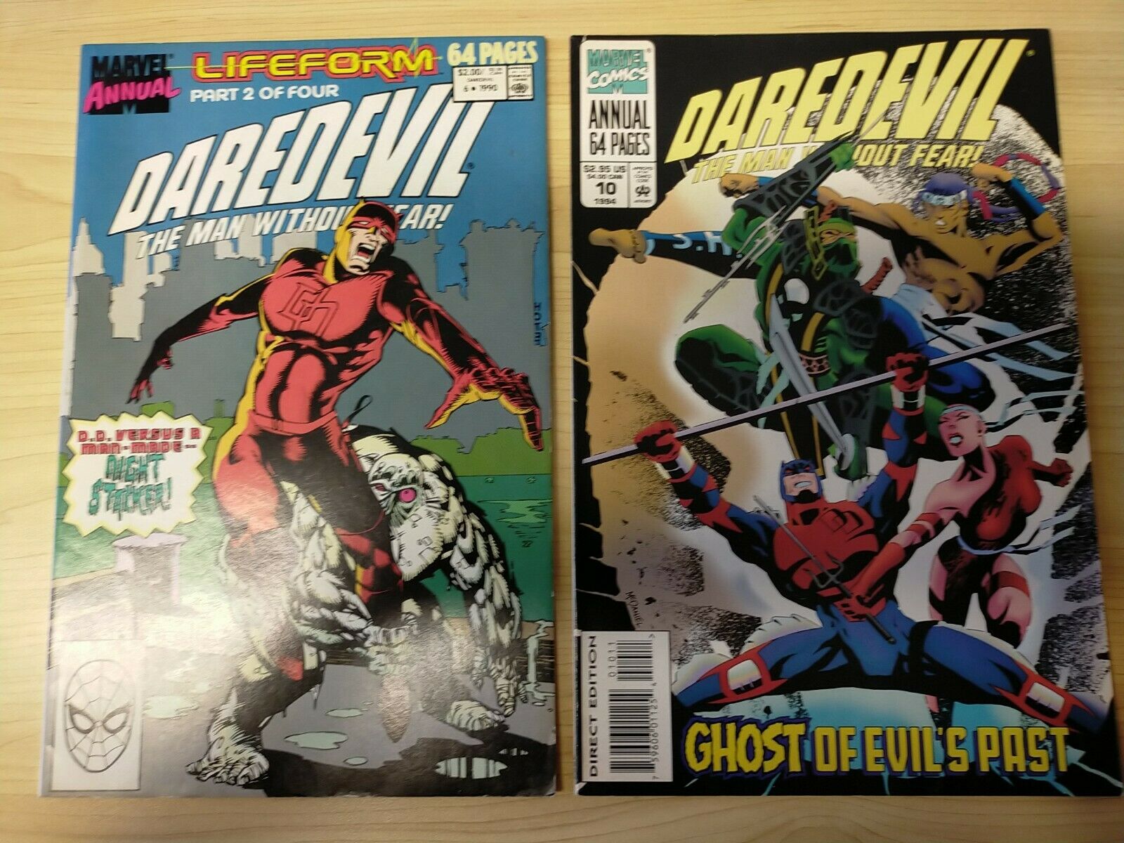 Marvel Daredevil The Man Without Fear Annual 1990 And 1994