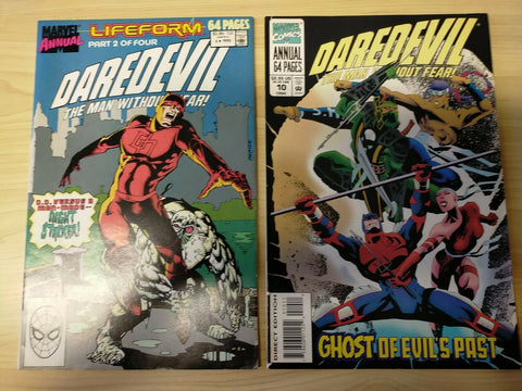 Marvel Daredevil The Man Without Fear Annual 1990 And 1994
