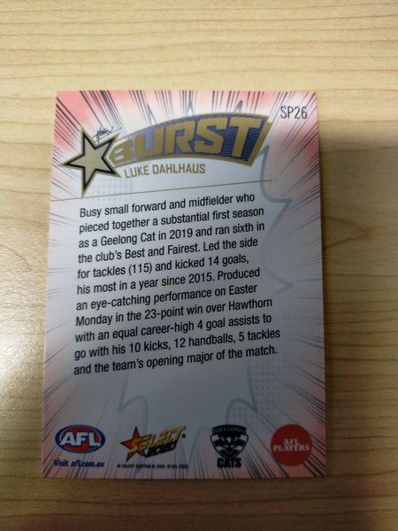 2020 Select Footy Stars Explosion Star Burst Geelong Luke Dahlhaus