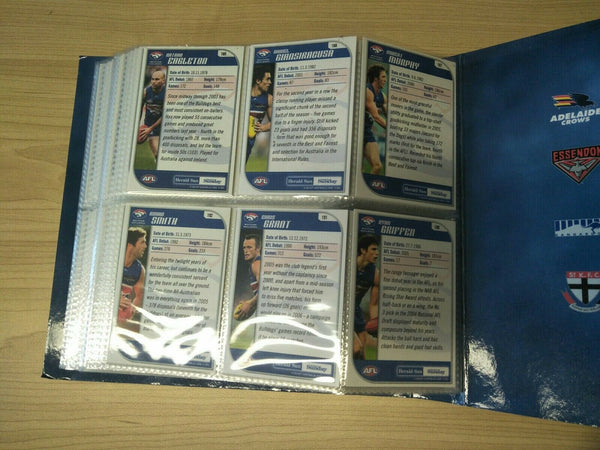 2006 Herald Sun Complete Base Set In Album 198 Cards