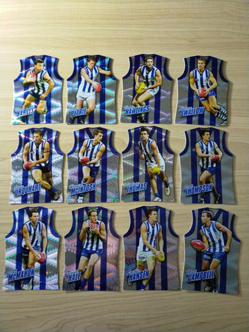 2010 Select Champions Jersey Die Cut North Melbourne Team Set Of 12 Cards