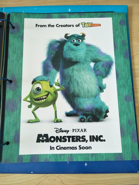 Disney Pixar Souvenir Stamp Album With Stamps 50c