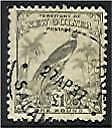 New Guinea SG 189 £1 olive-grey Bird of Paradise FU