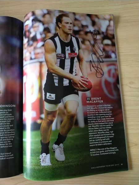 2010 Collingwood Football Club Premiership Souvenir Magazine SIGNED BY 13