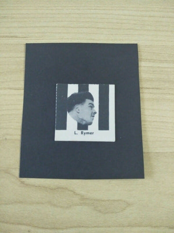 VFL 1956 Argus Newspaper Fireside Footballers Collingwood L Rymer Football Card