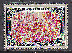 Germany SG  81A 1902 5m red and black Reichstag Parliament Mint no gum