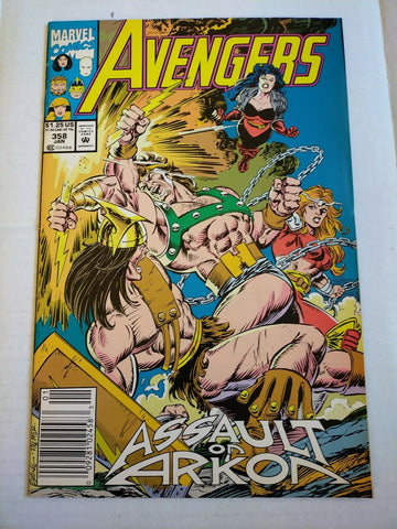 Marvel 1992 January No.358 The Avengers Comic