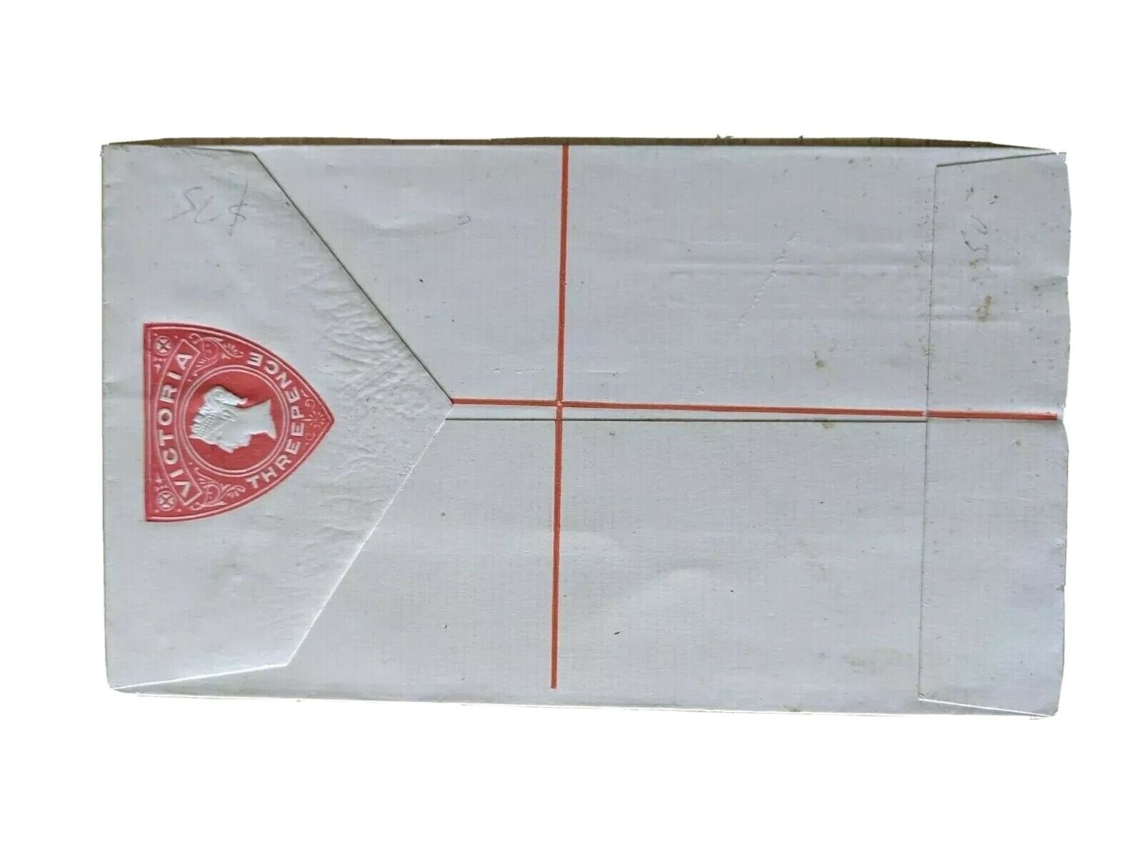 Victoria 4d REGISTERED ENVELOPE postal stationery HG:8 Mint