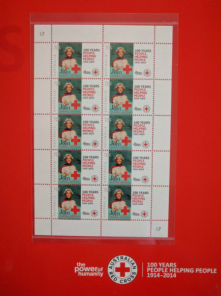 Australia Post Australian Red Cross 100 Years Stamp Pack