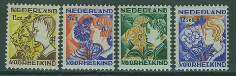 Holland Netherlands SG 404-7 1932 Child Welfare MUH