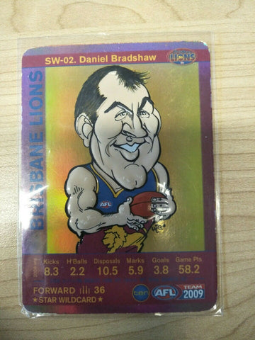 2009 Teamcoach Star Wildcard Daniel Bradshaw Brisbane Lions SW-02