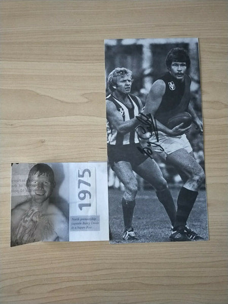 Collection Of North Melbourne Football Club Signed Memorabilia