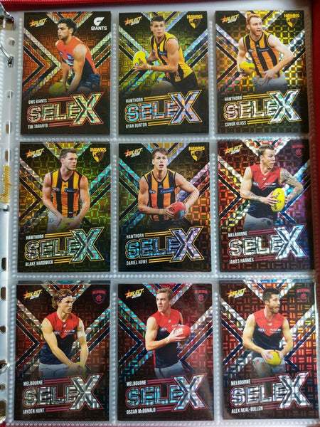 2018 AFL Select Footy Stars SELEX cards x111 FULL COMPLETE SET ALL TEAMS