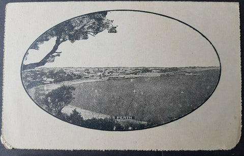 Australia Letter Card 1d full face KGV Perth used. ACSC LC 19 (98B)