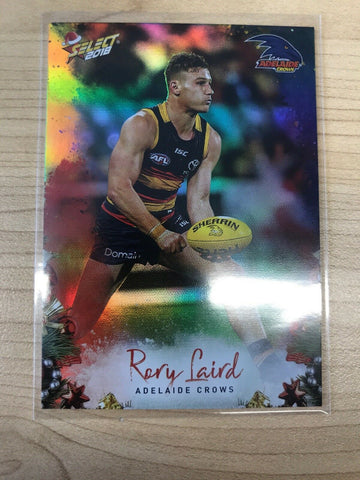AFL 2018 Select Christmas Holofoil Card X8 - Rory Laird, Adelaide