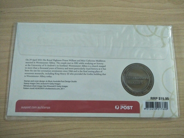 2011 Australian Royal Wedding Limited Edition Medallion