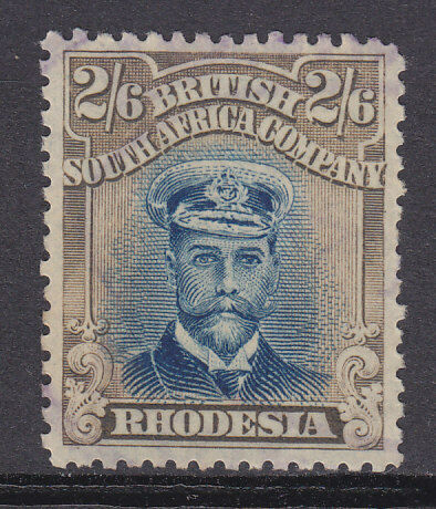 British South Africa SG 274a 2/6 pale blue & pale bistre-brown Mint Hinged Stamp