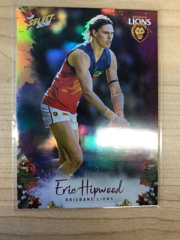 AFL 2018 Select Christmas Holofoil Card X16   - Brisbane Lions, Eric Hipwood