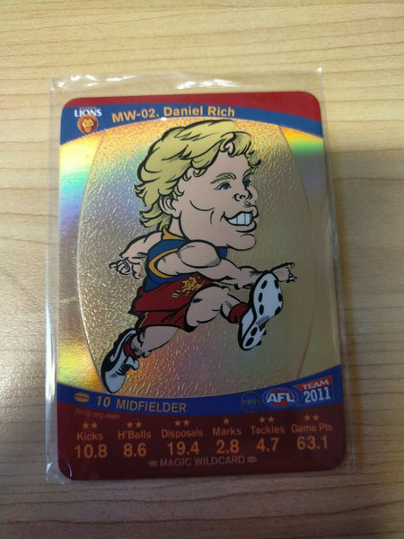 2011 Teamcoach Magic Wildcard Printing Error Card Gary Ablett Gold Coast Suns