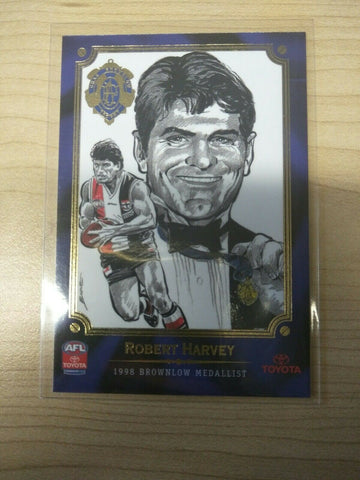 2006 Select Brownlow Sketch Card Robert Harvey St Kilda