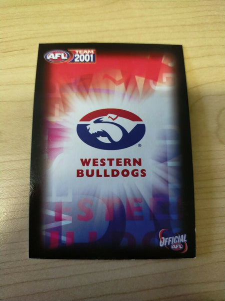 2001 Teamcoach Gold Prize Card Western Bulldogs 284 Chris Grant