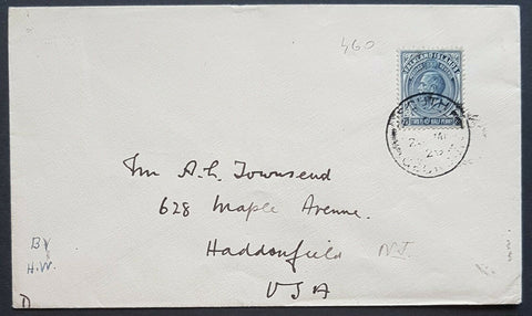 Antarctic 1929 Wilkins South Georgia - USA, Deception Island - Antarctic flight cover