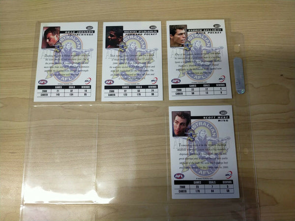 2001 Select Authentic All Australian Complete Set Of 22 Cards