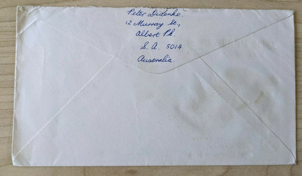Australia Airmail Cover sent with Pre Decimal & Decimal Stamps to Czechoslovakia