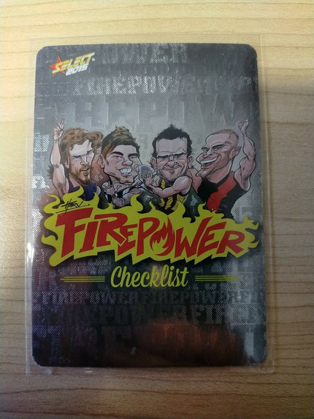 2015 Select Firepower Checklist FC58