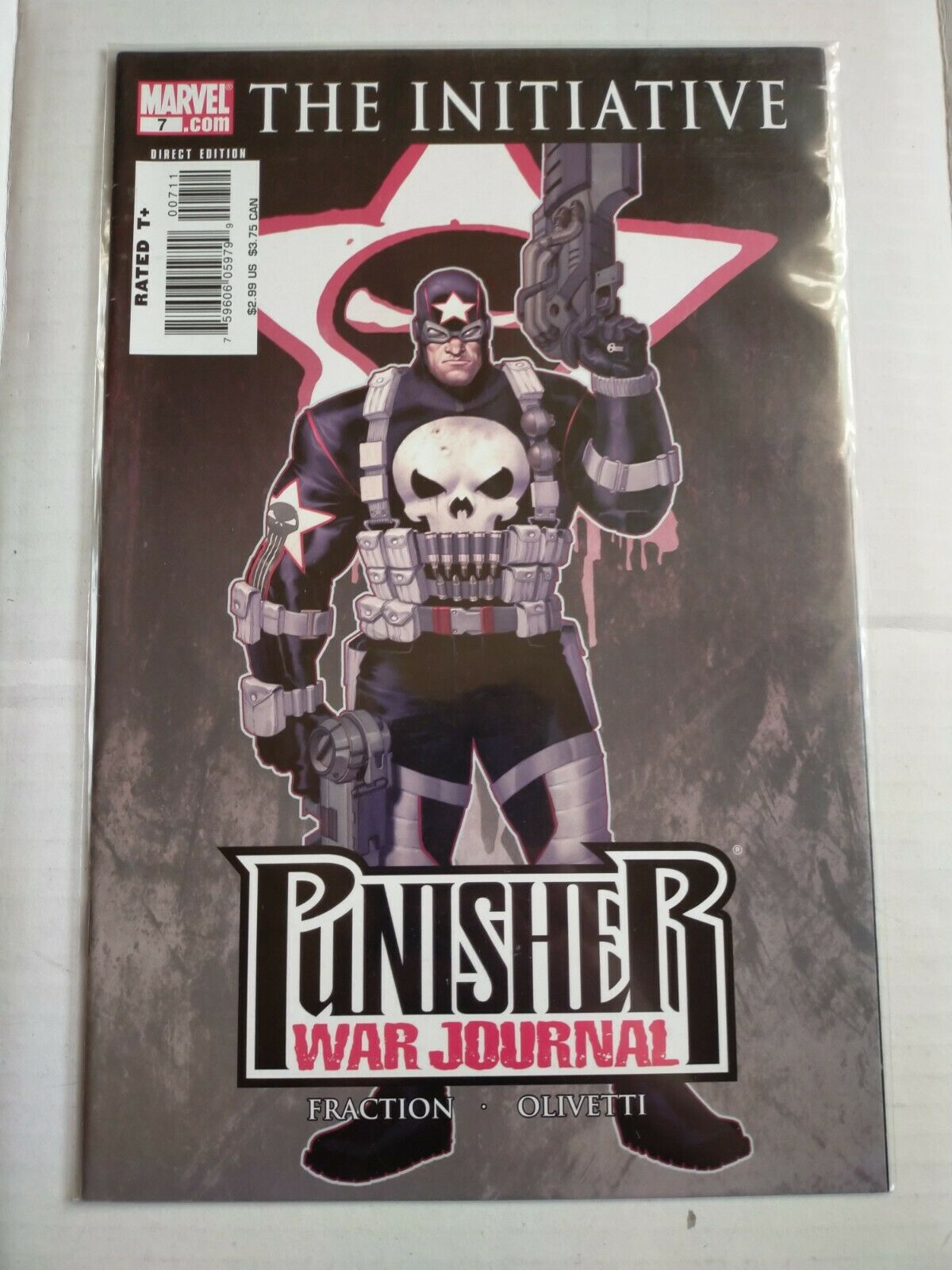 Marvel Comic Book The Initiative The Punisher War Journal No.7