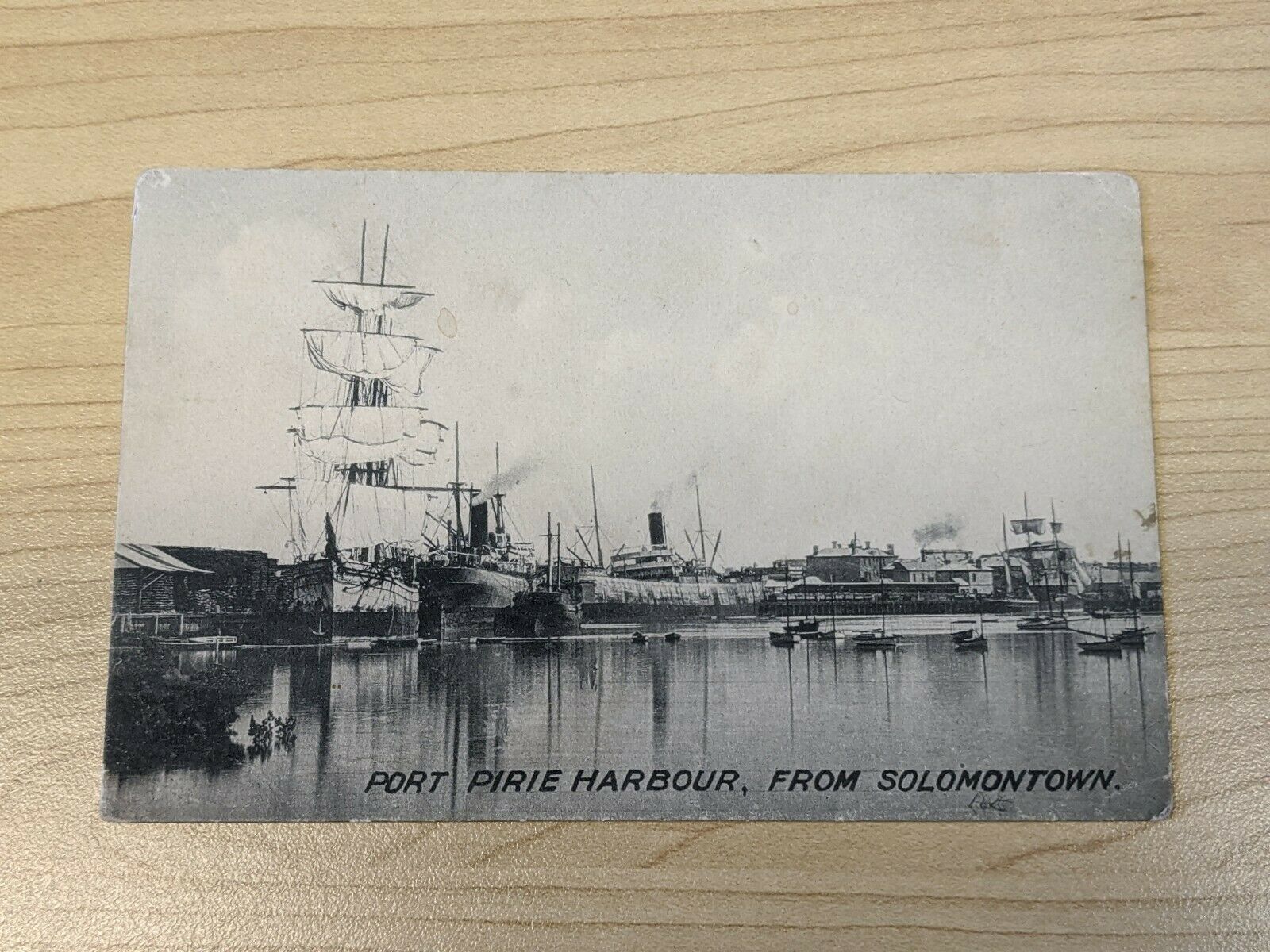 South Australia Post Card Port Pirie Harbour from Solomontown