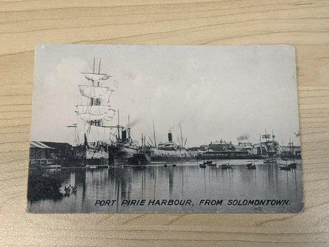 South Australia Post Card Port Pirie Harbour from Solomontown