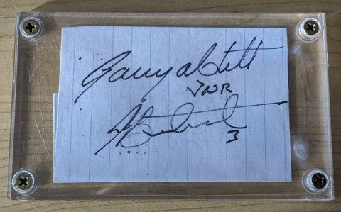 Gary Ablett Junior & Jimmy Bartel Geelong Signatures