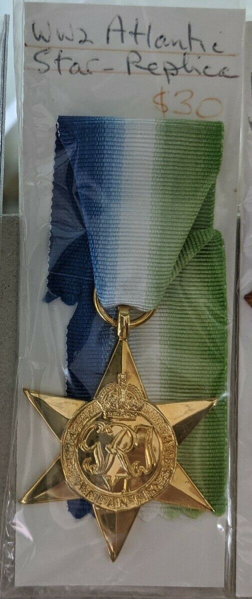 WW2 Atlantic Star Replica Medal