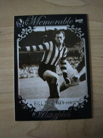 Select ESP Official AFL Collingwood Team Of The Century Bill Twomey Jr (89)