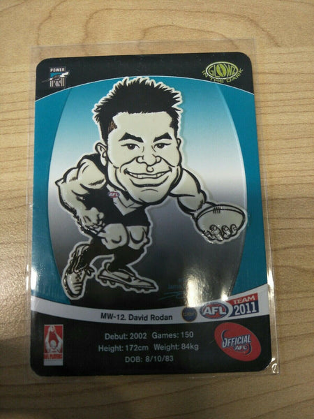 2011 Teamcoach Magic Wildcard David Rodan Port Adelaide MW-12