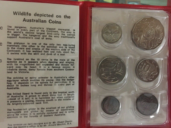 Australia 1974 Royal Australian Mint Uncirculated Coin Set