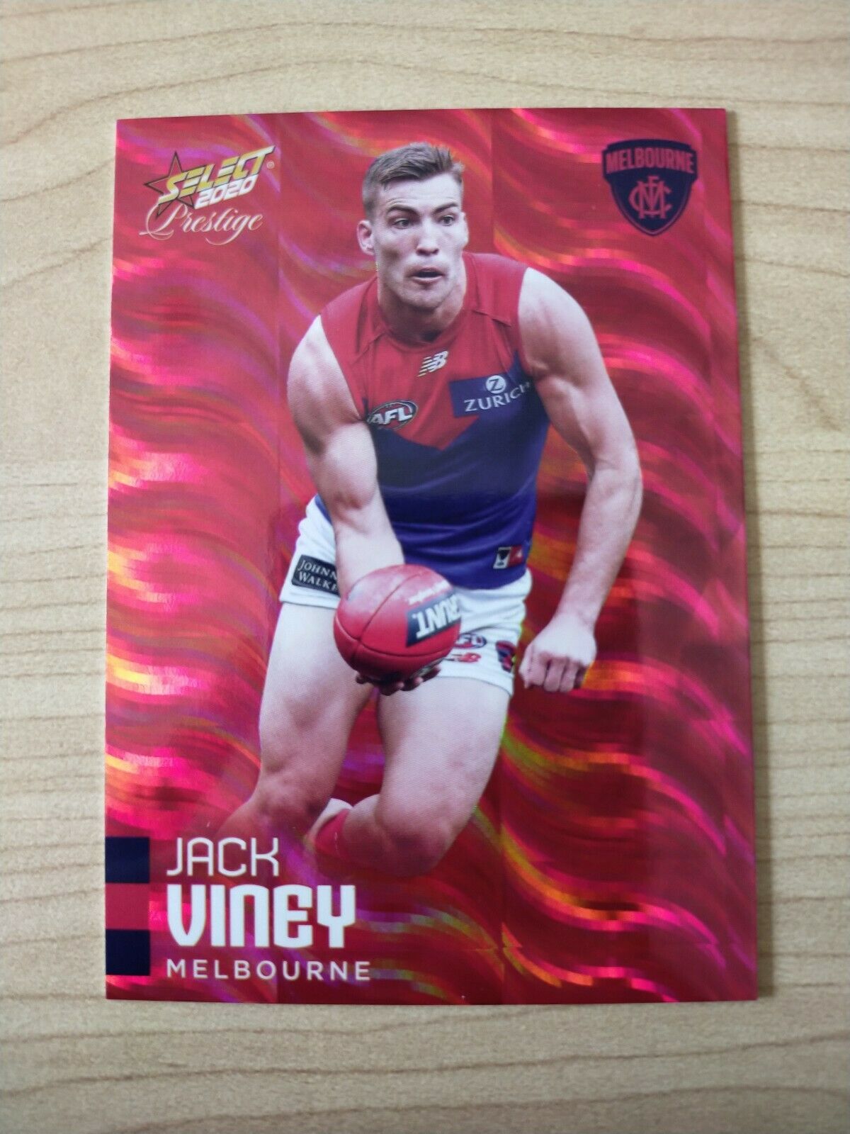 2020 Select Prestige Red Parallel Jack Viney Melbourne No. 096/170