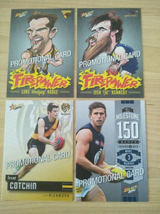 2014 Select AFL Promotional Cards Set Of 4