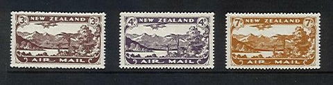 NZ New Zealand SG 548-50 1931 Air set of 3 MLH