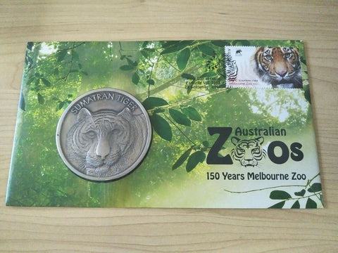2012 Australian 150 Years Melbourne Zoo Sumatran Tiger PNC