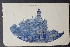 Australia Letter Card 1d KGV St Georges Terrace,  scouts  LC 14-119D