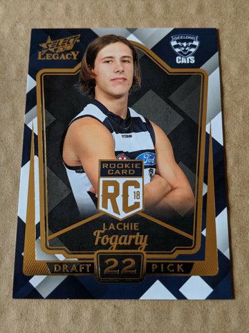 2018 AFL SELECT LEGACY ROOKIE CARD DRAFT PICK 22 LACHIE FOGARTY 197/250