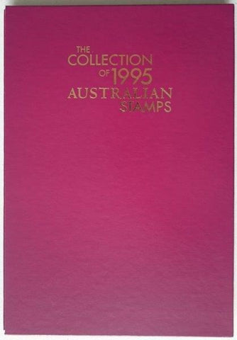 Australia Post 1995 Year Album. This book contains all the different simplified stamps issued in that year.