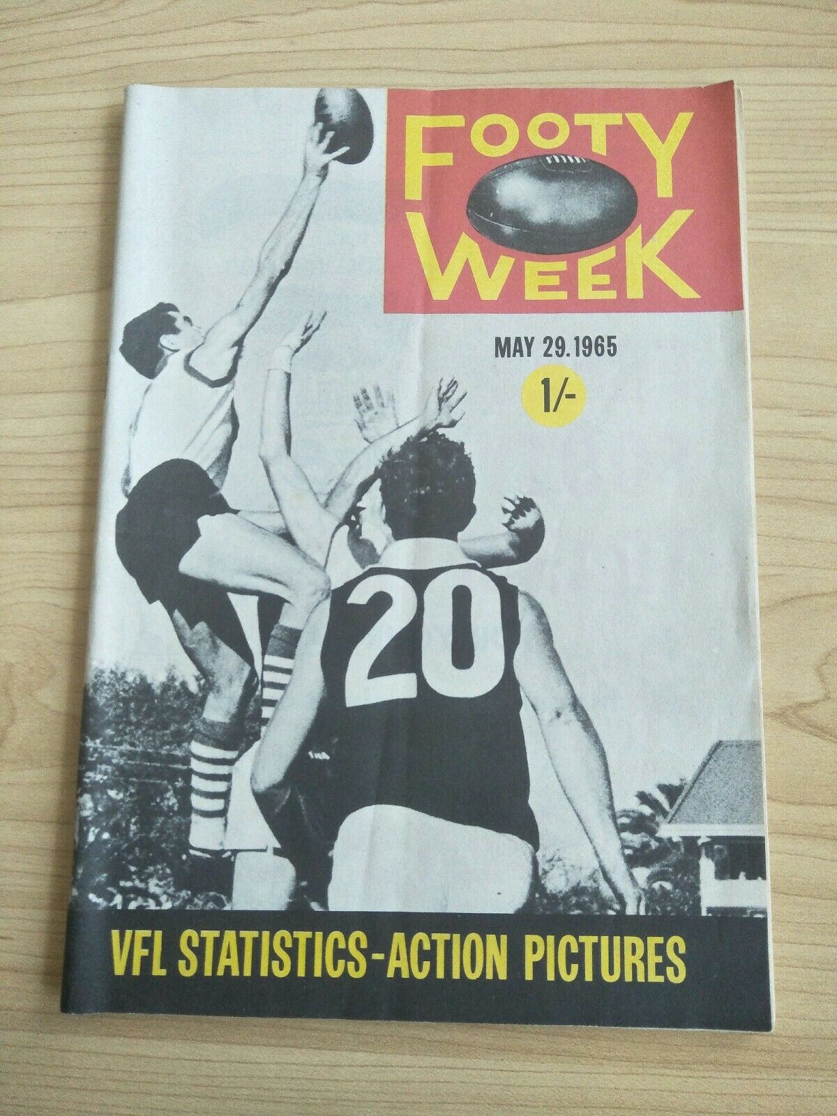 VFL Footy Week 1965 Football Statistics Book